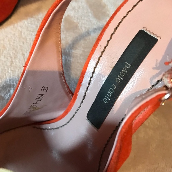 Paola Conte flower shoes - Picture 5 of 7